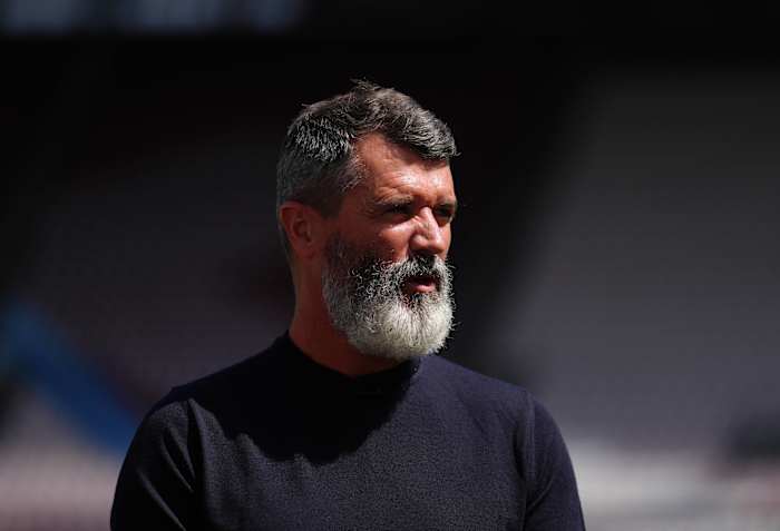 Former Manchester United Roy Keane captain Roy Keane pictured working for Sky Sports in 2022